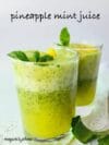 Mint pineapple